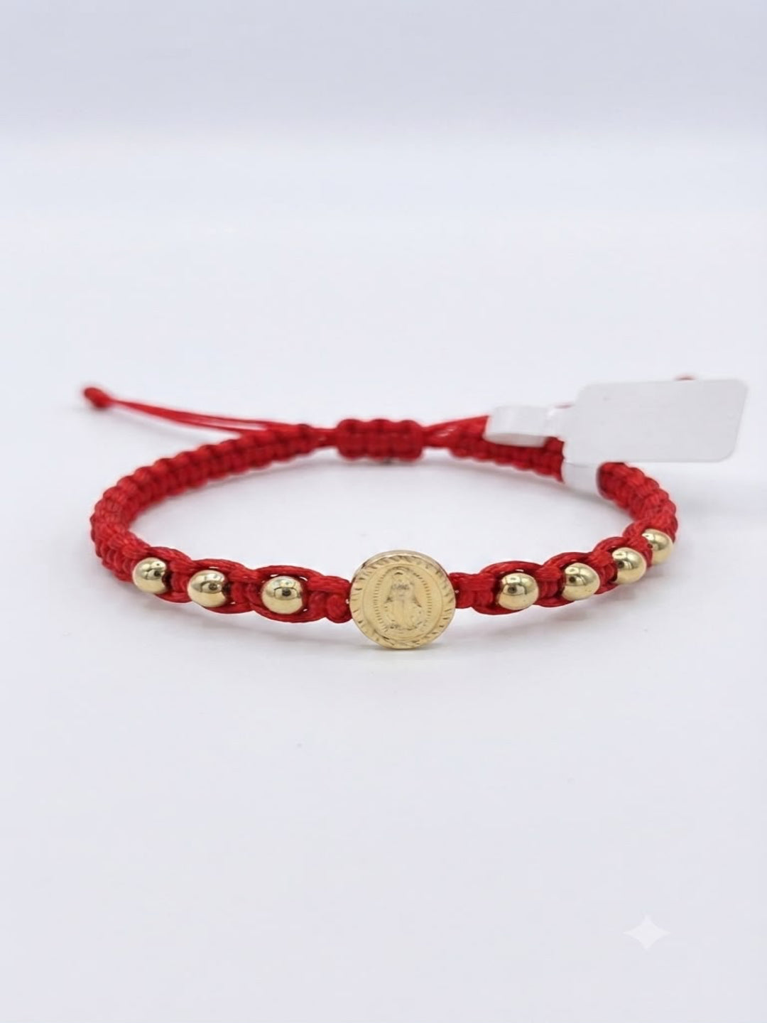 Pulsera Tejida Virgen Milagros Balín Liso #4
