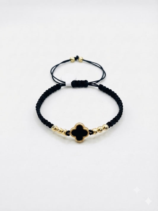 Pulsera Tejida Van Cleef Balín Diamantado #4