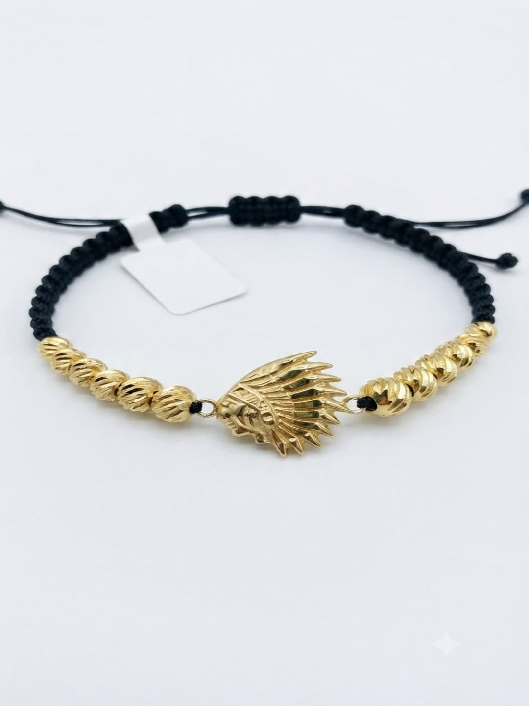 Pulsera Tejida Indio Balín Diamantado #4,5,6