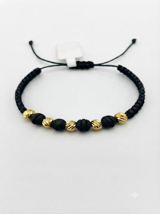 Pulsera Tejida Balín Diamantado #5